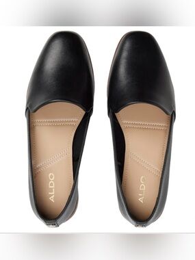 ALDO Women's Black Slip-On Loafer Size 6